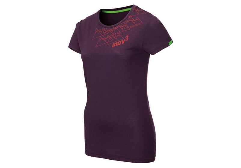 Inov-8 Tri Blend Ss 'angle' Women's T-Shirts Purple UK 738901POD